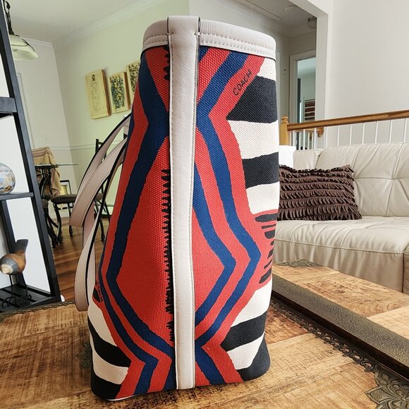 COACH Taxi Tote 36 in Printed Canvas - Picture 9 of 16